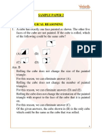 Logical and Mathematical Sample Paper Solutions