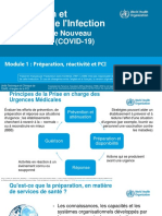 Formation sur la PCI - Coronavirus - Module 1