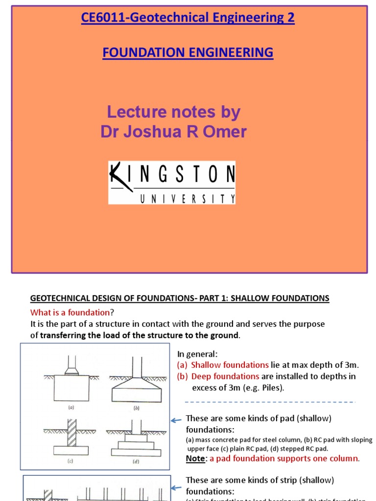 Shallow Foundations3 PDF Foundation (Engineering) Geotechnical
