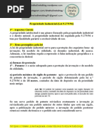 Apostila - Empresarial - Propriedade Industrial (Lei 9.279.96)