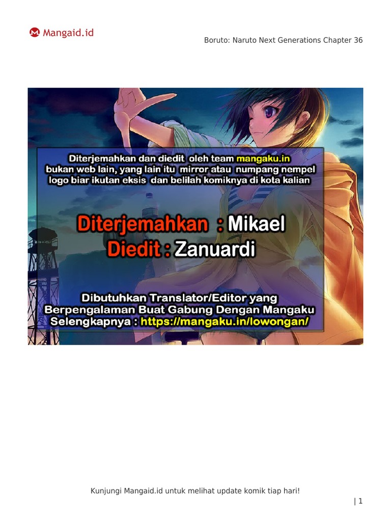 Mangaid Id Boruto Naruto Next Generations Chapter 36 PDF