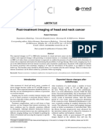 Post-Treatment Imaging of Head and Neck Cancer