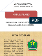 Penerapan Teori Perancangan Hamid Shirvani Di Kota Malang PDF
