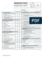 Environmental Weekly Checklist PDF