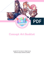 DDLC Concept Art Booklet PDF