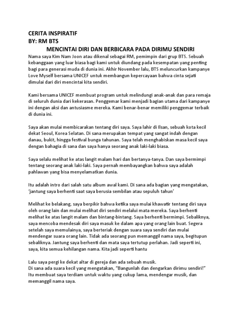 Cerpen Inspiratif Terbaik Pigura