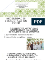 Necessidades nutricionais do idoso