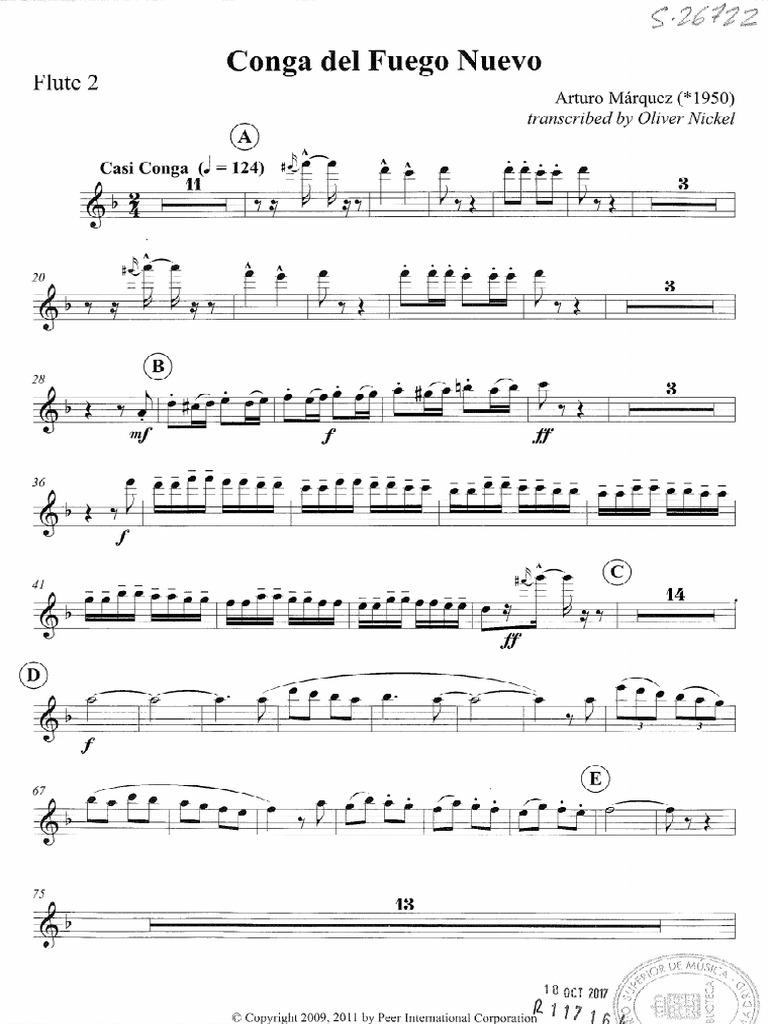 Conga de Fuego Nuevo Flauta 2 PDF
