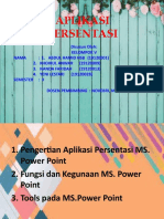 APLIKASI PERSENTASI