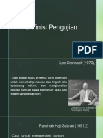 Definisi Pengujian