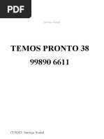 Serviço Social 2-3-  TEMOS PRONTO 38 99826 6952 