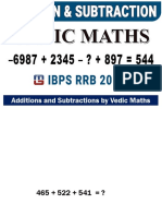 RRB Maths Addition Substraction 13 06 18