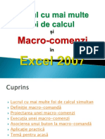 Macro Comenzi in Excel2007 PDF