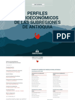 Informes Socioeconómicos de Las Subregiones de Antioquia 2019