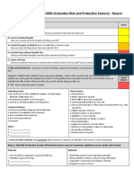 SAFE T Protocol W C SSRS and Columbia Risk and Protective Factors Recent