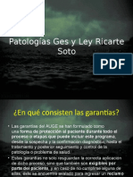 Patologías Ges y Ley Ricarte Soto GVHBN