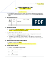 Process Definition Template