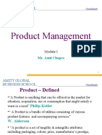 Product Management: Amity Global Business School