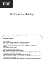 Business Telephoning