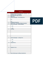 IPO Cost Sheet - Format - Reg S