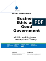 Bussiness Ethic and Good Government Chap 1 Modul 29032017