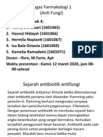 Tugas Farmakologi 1 Kelompok 4 2018D ANTIFUNGI