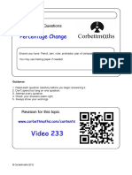 Percentage Change PDF