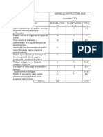 Cuadro de Ponderacion y Estrategia