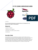 Raspberry Pi Como Servidor Web 1