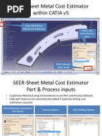 SEER-Sheet Metal Cost Estimator Overview