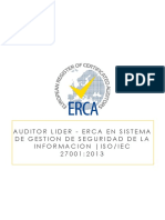 ISO 27001 Auditor Líder ERCA PDF