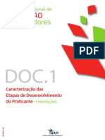 Caracterizacao Das Etapas de Desenvolvimento Dos Praticantes