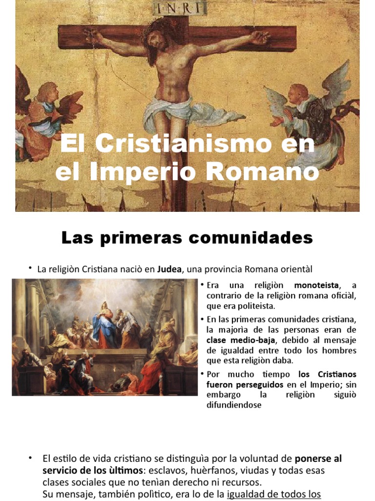 El Cristianismo en El Imperio Romano | PDF | Roma antigua | imperio Romano