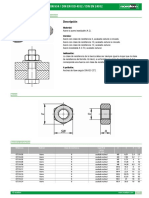 Datasheet 4099 Tuercas Hexagonales DIN 934 DIN EN ISO 4032 DIN EN 24032 - Es PDF