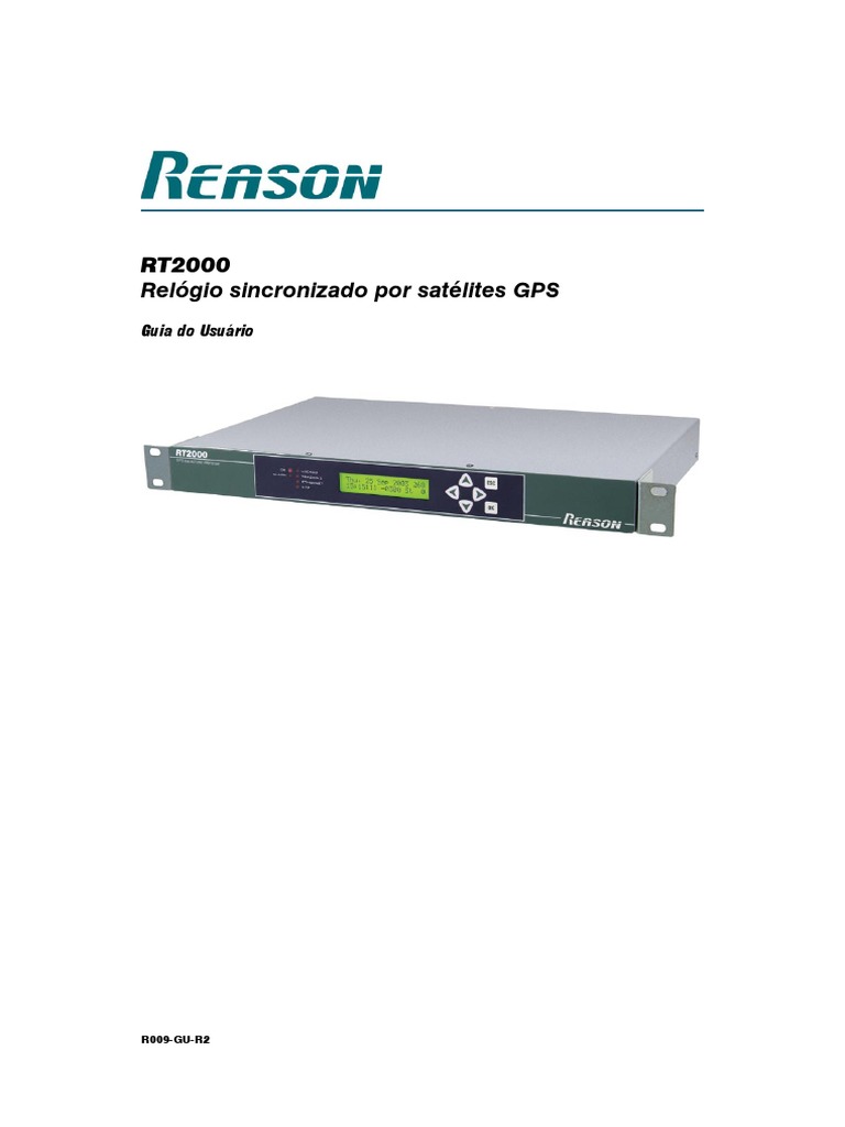 Guia do Usuário do RT2000 GPS | PDF | Sistema de Posicionamento Global ...