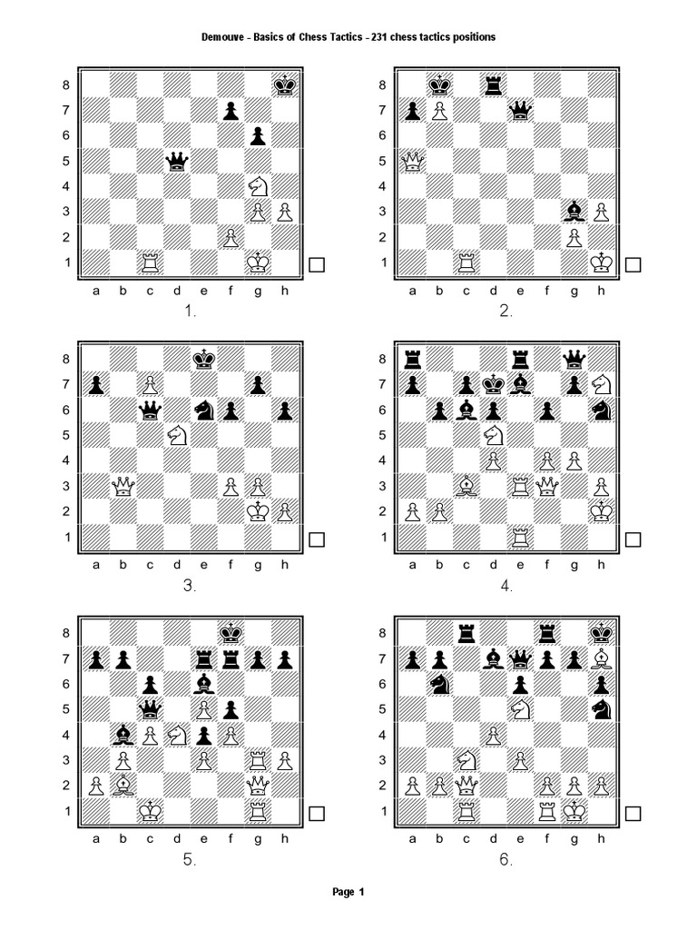 Demouve - Basics of Chess Tactics - Exploring 231 Positional Chess ...