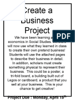 Create A Business Project