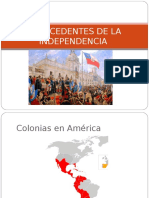 Antecedentes de Independencia