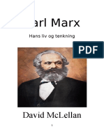 David McLellan: Karl Marx' Liv Og Tenkning.