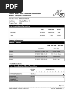 ATI Nurse's Touch Professional Communication THERAPEUTIC COMMUNICATION 4