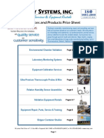 Masy Systems Price List (2004-07-01) PDF