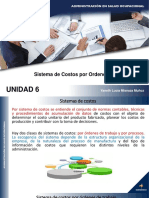 Unidad 6 Sistema de Costos Por Ordenes de Producción PDF