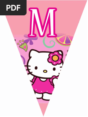 Hello Kitty Happy Birthday Banner Printable