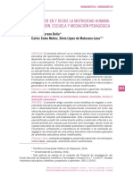 Aprender de y Desde La Motricidad Humana PDF