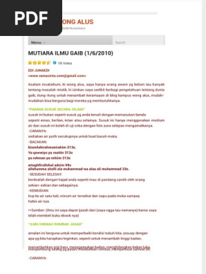 Vdocuments Site Asmak Mutiara Ilmu Gaib 162010 Kampus Wong Alus