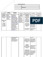 Nursing Care Plan