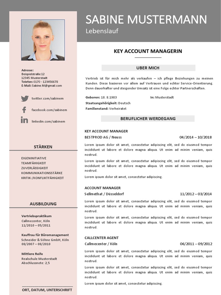 Tabellarischer Lebenslauf Vorlage Word Beispiel Kostenlos 12 Word Pdf