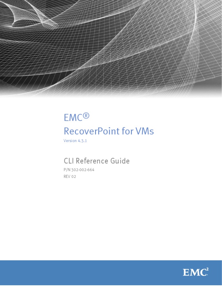 EMC-RP CLI v4.3.1 | PDF | Command Line Interface | Parameter (Computer ...