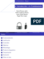 Combinatoria Introducción