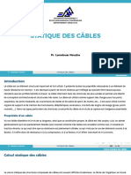 Statique des cables - Presentation
